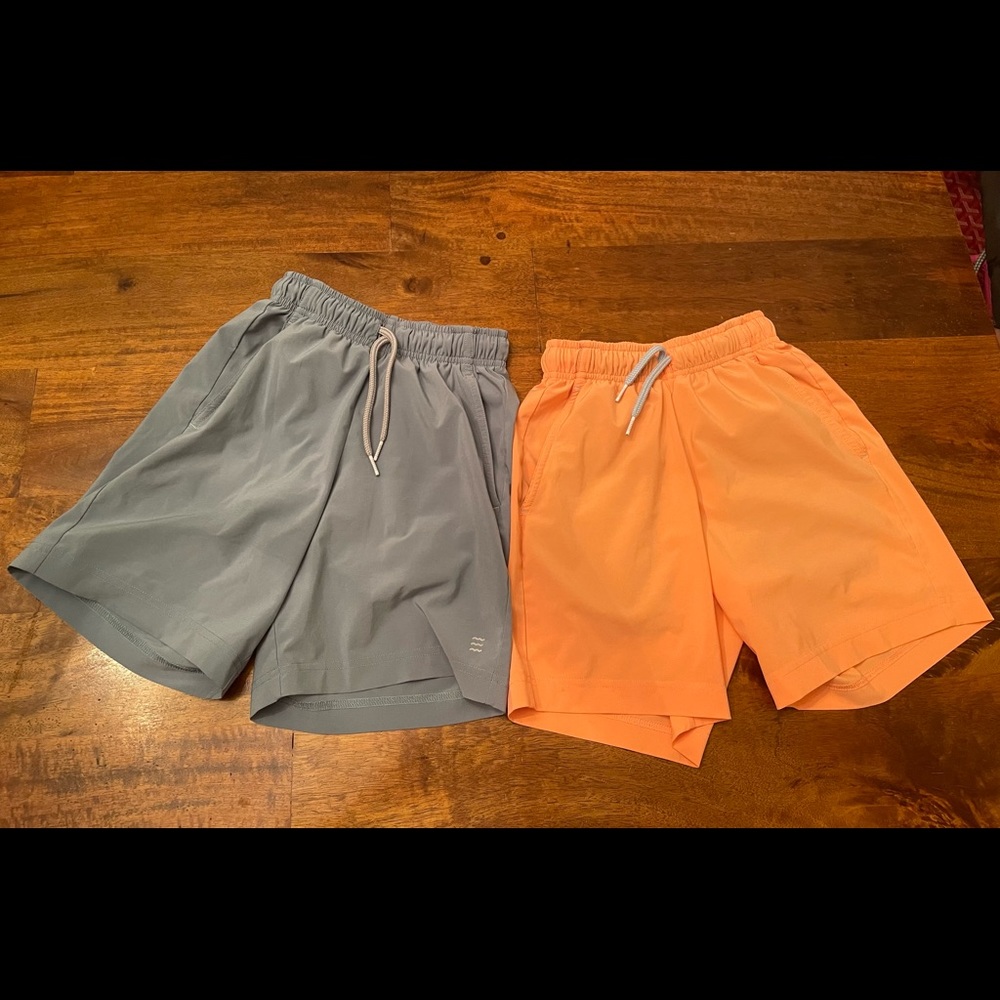Set of 2 Freefly Apparel boys breeze shorts, spf 50, lightweight moisture wick